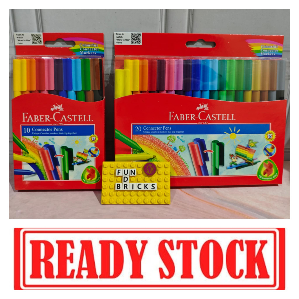 

Faber Castell 10 20 Connector Pens Spidol warna