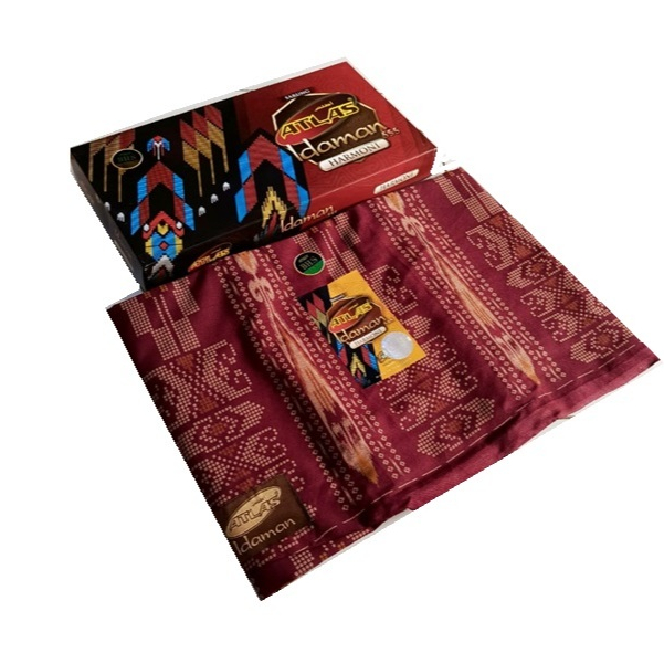 SARUNG TENUN ATLAS IDAMAN KEMBANG DAN IDAMAN HARMONY