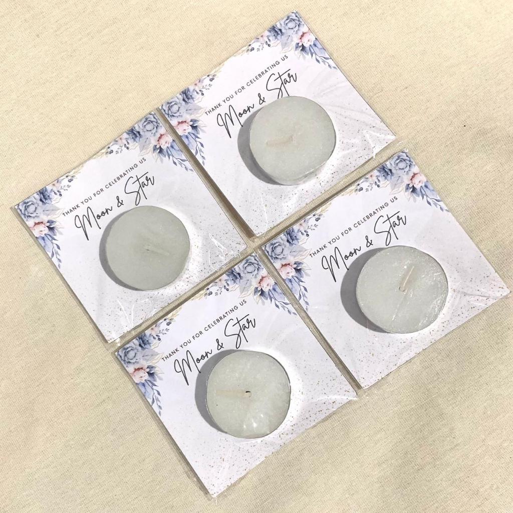 Souvenir Mini Candle | Souvenir Lilin Tealight | Souvenir Wedding Murah