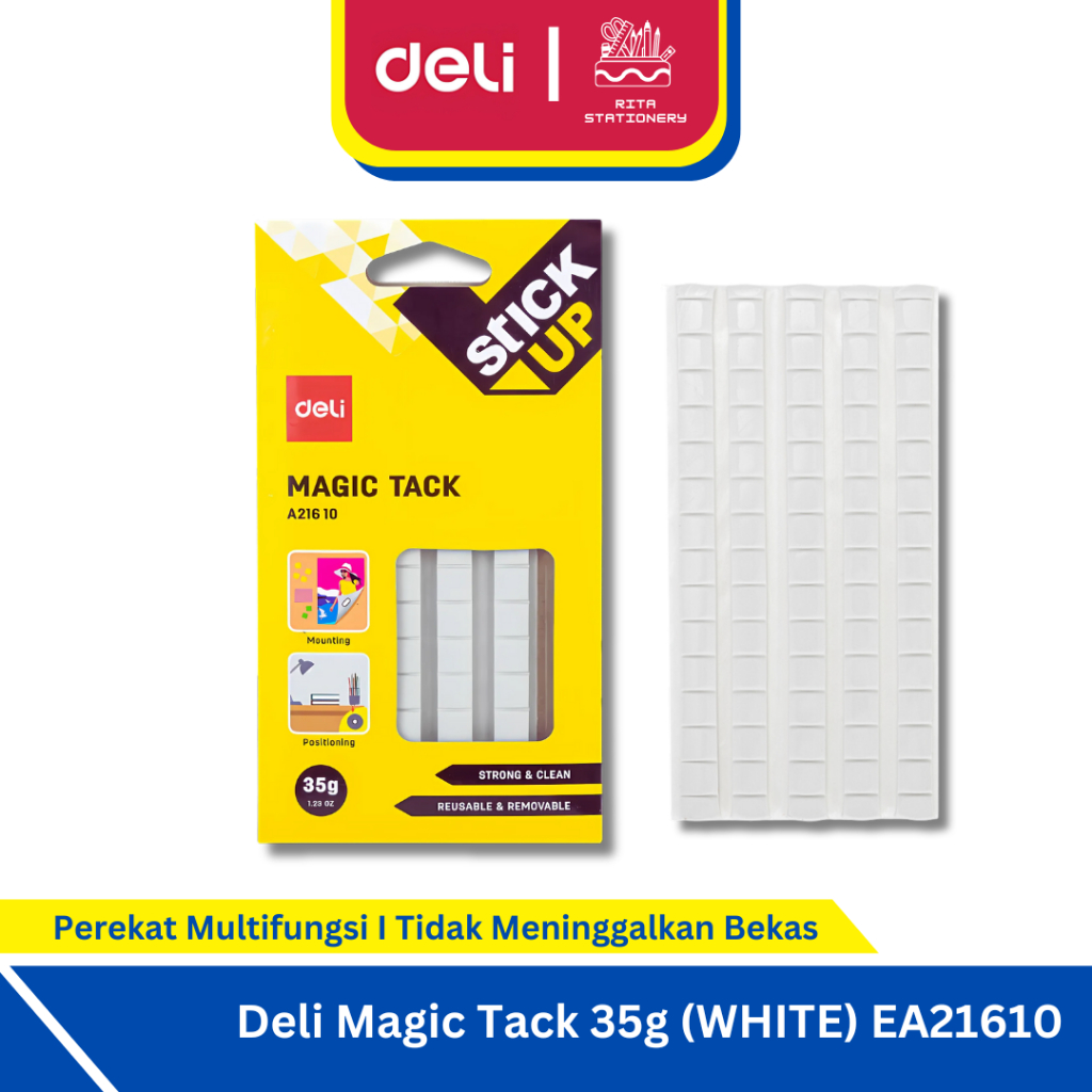 

Lem Perekat Deli Serba Guna Magic Tack 35g Kecil - EA21610