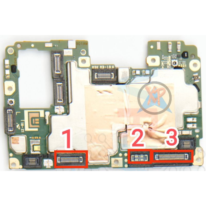 KONEKTOR LCD VIVO Y17 FPC ON BOARD