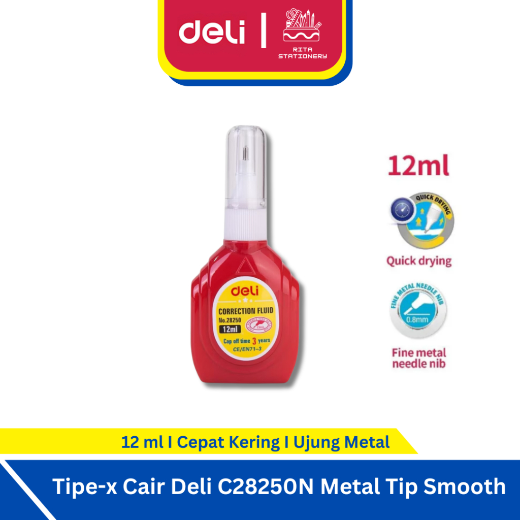

Tipe X Cair tip Ex / Correction Pen Fluid 12 ml - C28250N