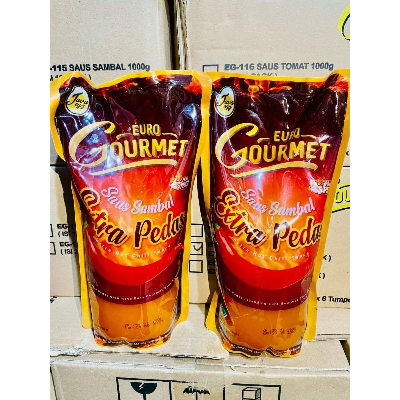 

Saos Sambal X-tra Pedas Termurah EURO Gourmet 1kg