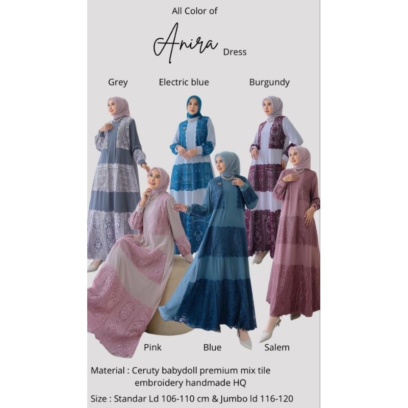 ANIRA DRESS PREMIUM ORI BY MAREVI