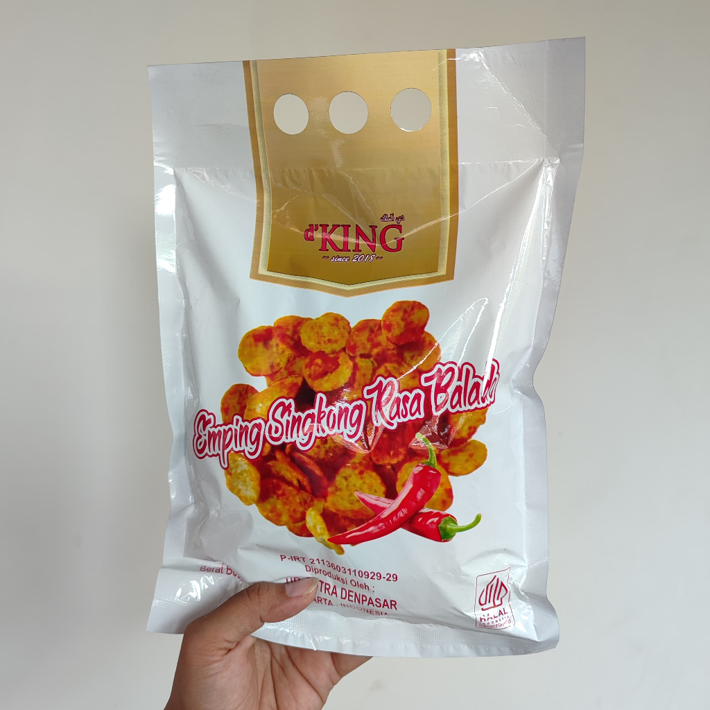 

EMPING SINGKONG BALADO KEMASAN 200gr/SNACK GURIH/CEMILAN GURIH PEDAS