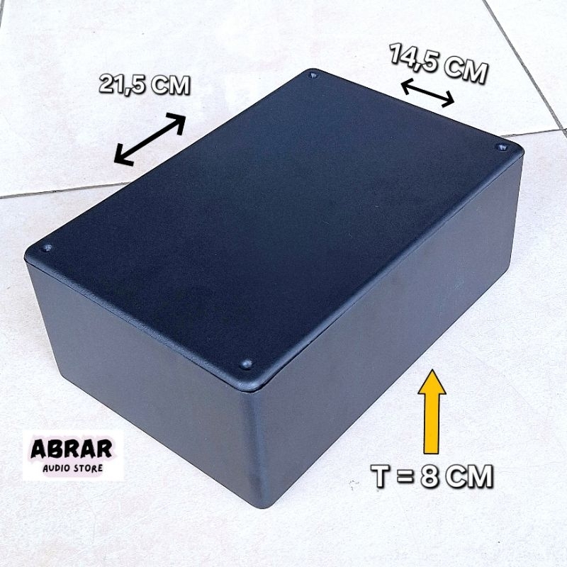 BOX KOTAK KX-7 BOX PLASTIK HITAM TEBAL