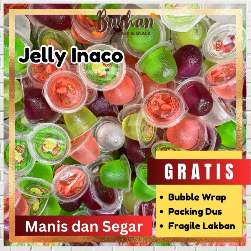 

Jelly Inaco 250gr Manis & Segar | Burhan Snack Grosir Jember