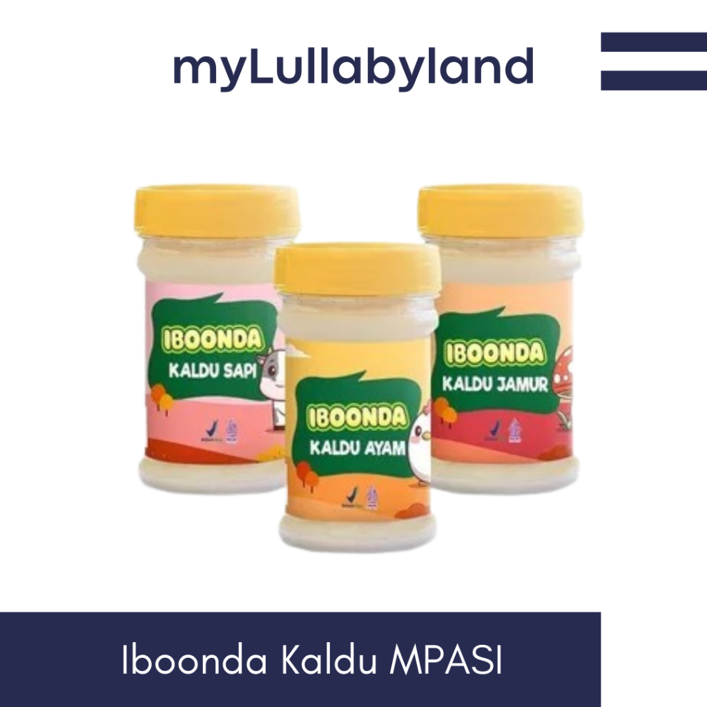 Iboonda Bumbu Bunda Kaldu MPASI Kaldu Ayam Kaldu Sapi Kaldu Jamur | Kaldu bubuk mpasi