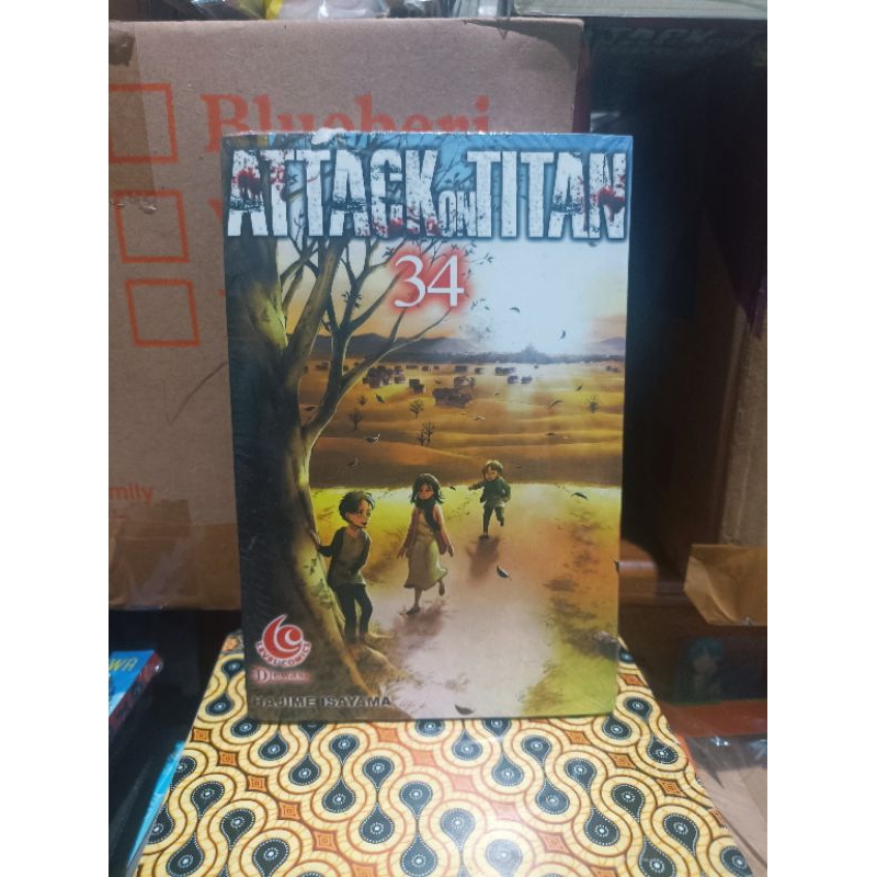 Komik attack on Titan 34 segel / komik attack on Titan vol 34 segel