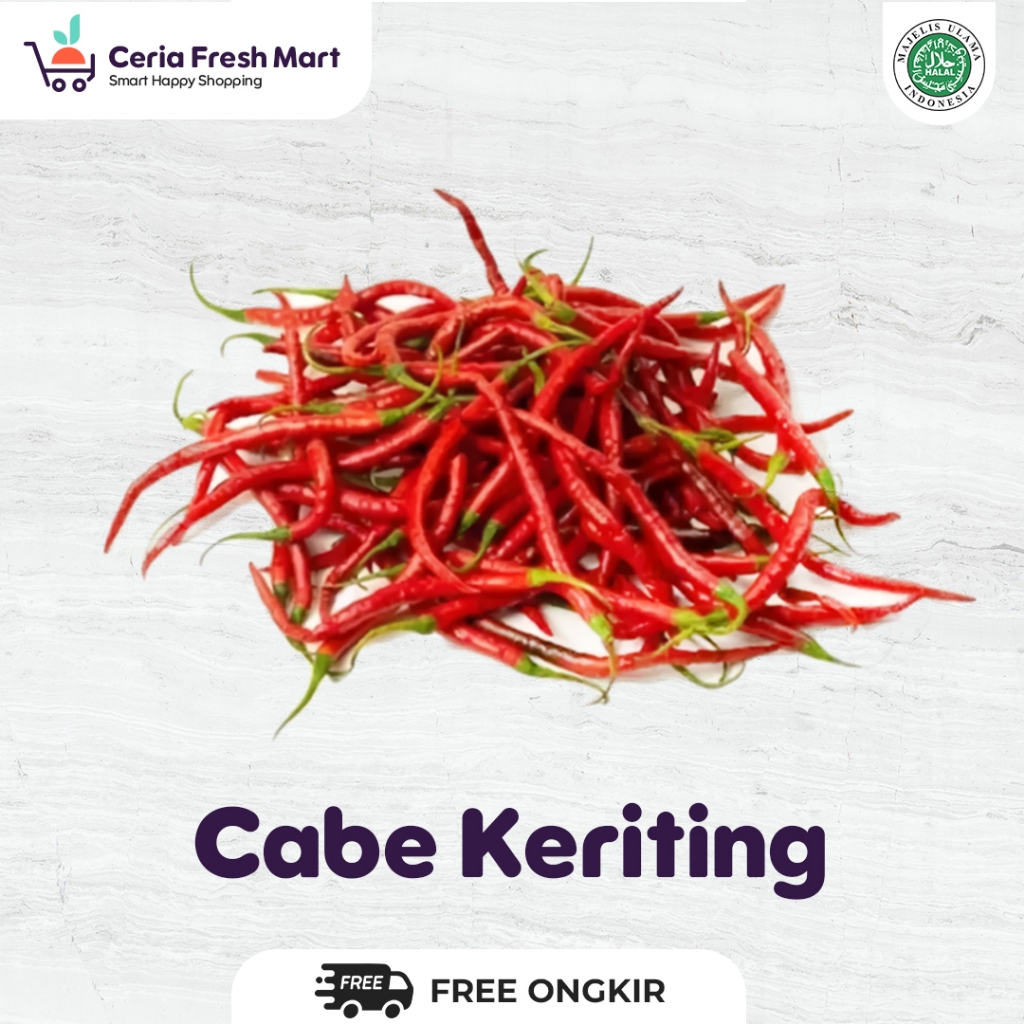 

CABE KERITING | CABE PEDAS | CABE KERITING HOT | CABE KERITING FRESH MERAH 500 GR