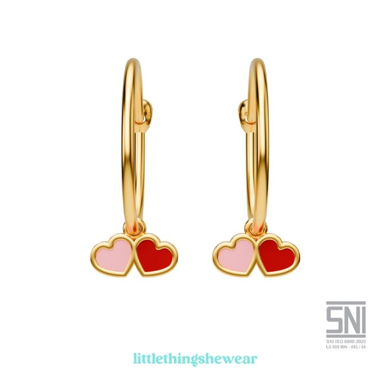 Littlethingshewear - Pendant Anting Anak Little CARYS - Anting Loop Hoop