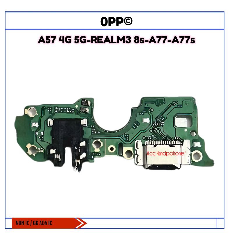 Konektor Papan Cas REALME 8S A77S A77 / Board Charger OPPO A57 Ori