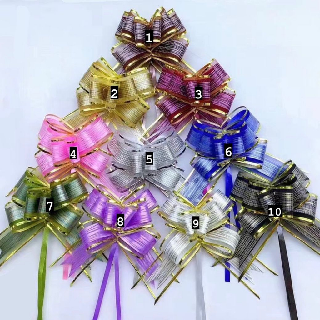 

PS 3 - (1 PC) Pita Tarik / Pita Serut Checkered Les Gold 3 cm x 48 cm Banyak Warna Harga Grosir