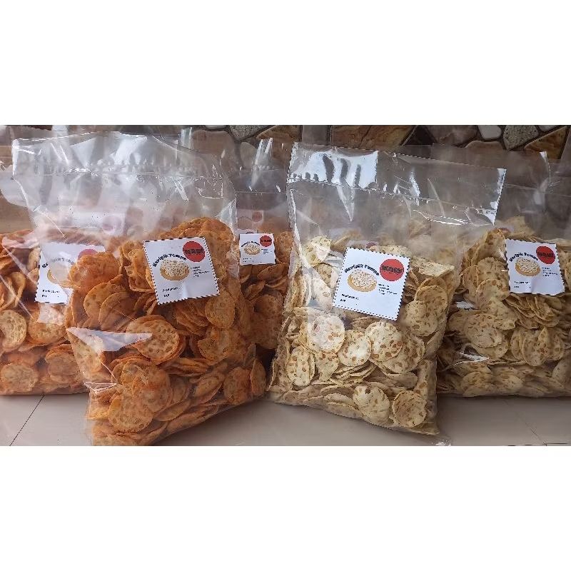 

KERIPIK TEMPE SAGU 250 GR. Original & Balado, GRATIS !! BUBBLE RAP SAAT PENGIRIMAN