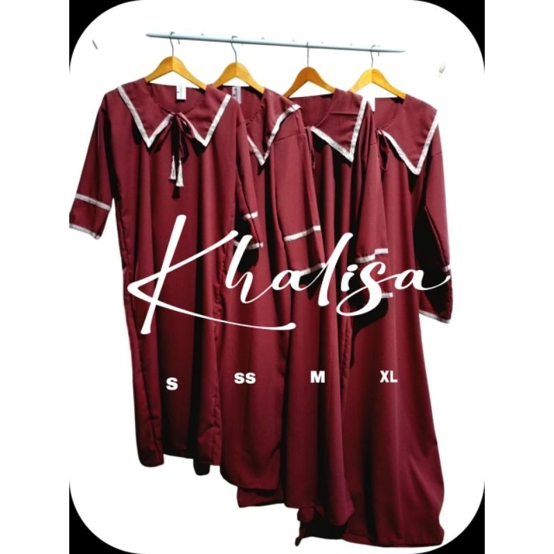 Mukena abaya sholat Khalisa kids& Dewasa couple