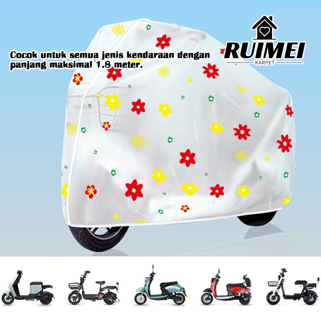 Cuci Gudang Ruimei Sarung Cover Motor Sarung Sepeda Listrik Penutup Motor Listrik Murah Universal