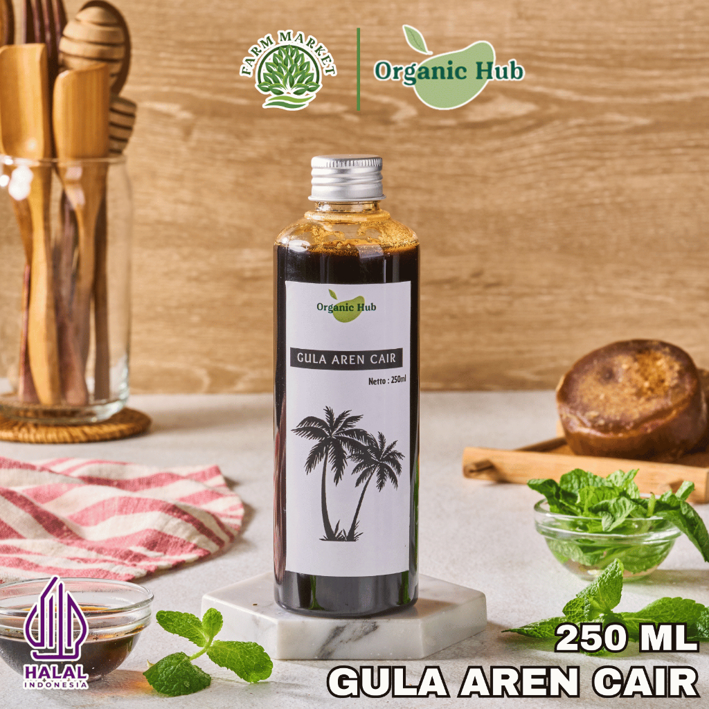 

Organic Hub Palm Sugar Liquid 100% Pure Original Gula Aren Cair Murni Premium Quality 250 ml