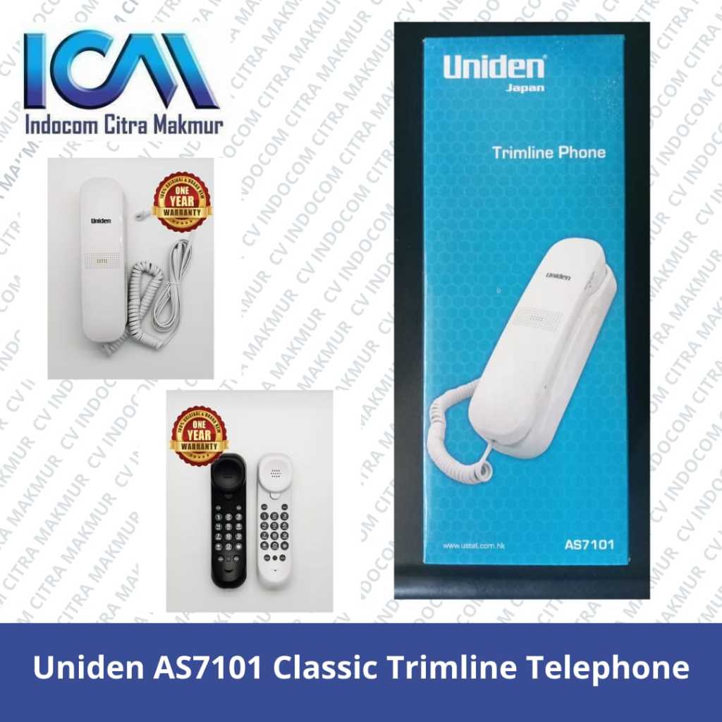 UNIDEN AS7101 CLASSIC TRIMLINE TELEPHONE