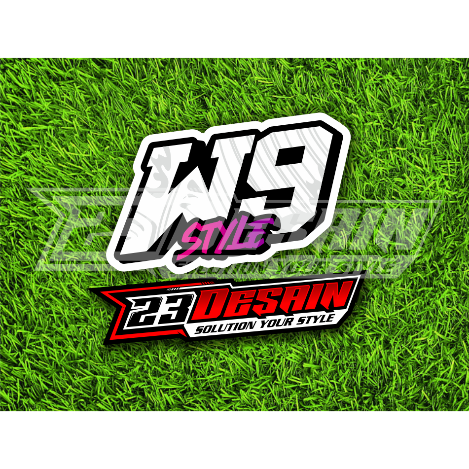 STIKER W9 STYLE STICKER GL W9 STYLE STIKER WALISONGO STICKER WALISONGO STYLE