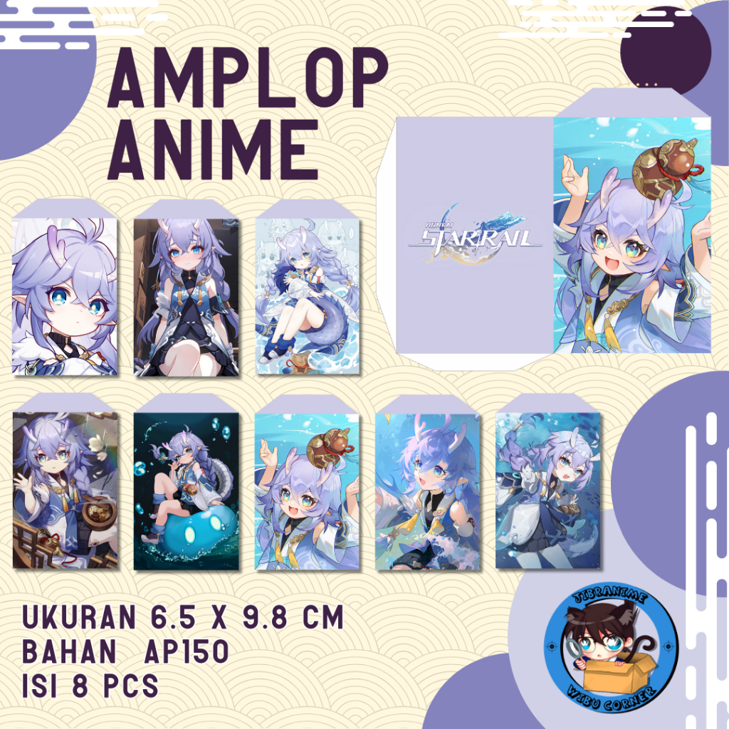 

AMPLOP LEBARAN ANIME HONKAI STAR RAIL