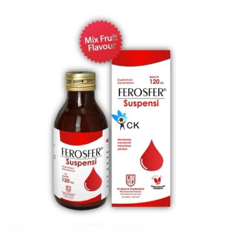 FEROSFER SIRUP 120 ML - SUPLEMEN ZAT BESI UNTUK ANAK