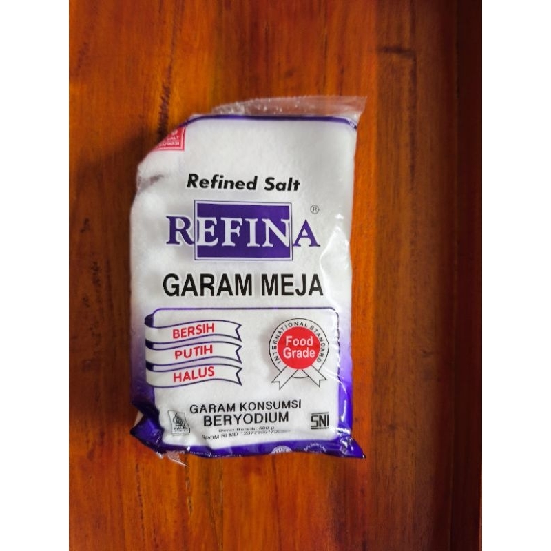 

Garam Refina 500 gr refined salt / garam meja / garam beryodium
