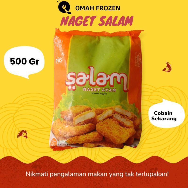 

Nugget naget Ayam Salam 500 gram