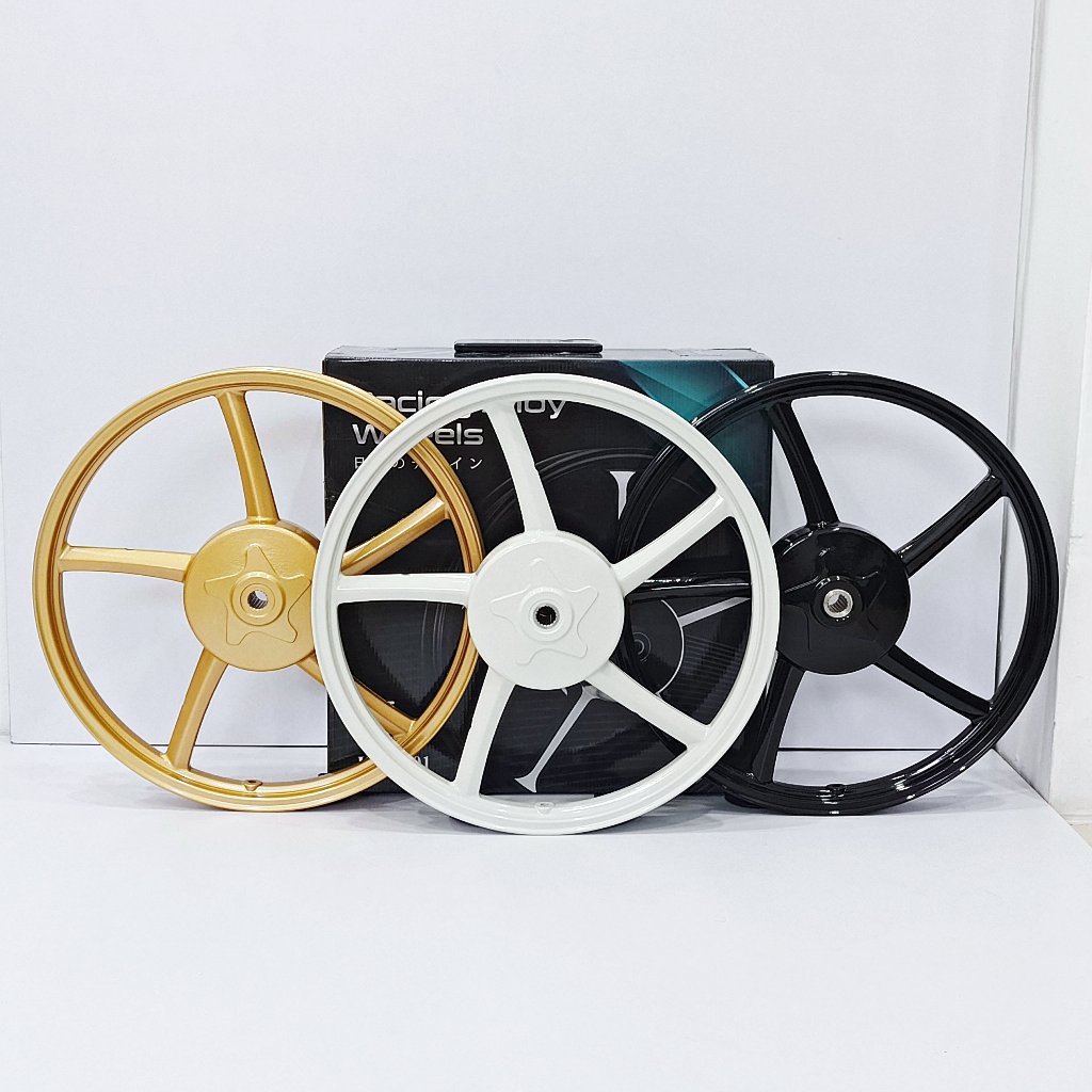 VELG RACING ENKEI 522 / SP522 RING 17 x 120/140 DEPAN ONLY & BELAKANG ONLY PNP Untuk = Mio / Mio Sou