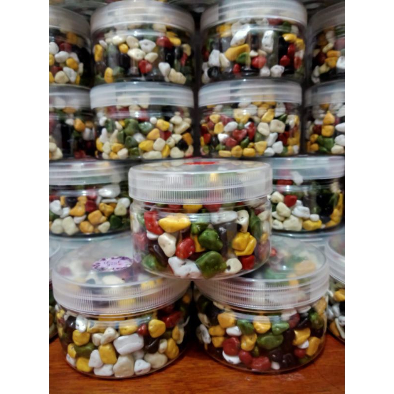 

Coklat Kerikil toples berat 300gr / jajan lebaran / jajan kiloan / jajan asul-asul / jajan oleh-oleh