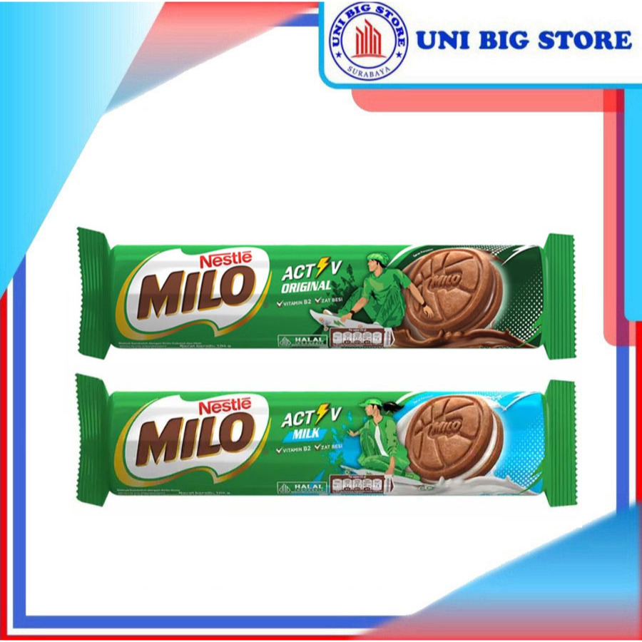 

Nestle Milo Activ Biskuit Krim Original | Susu 104 gr