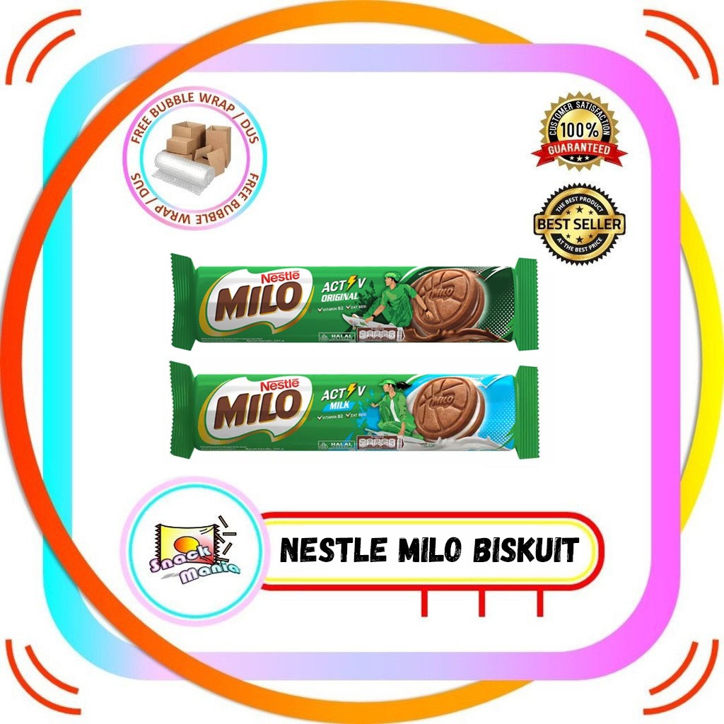 

Nestle Milo Activ Biskuit Krim Original | Susu ~ 104 gr