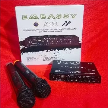 Parametrik Embassy Karaoke With Mic - EQ 999 Free Mic 2 PC - Pream Embassy