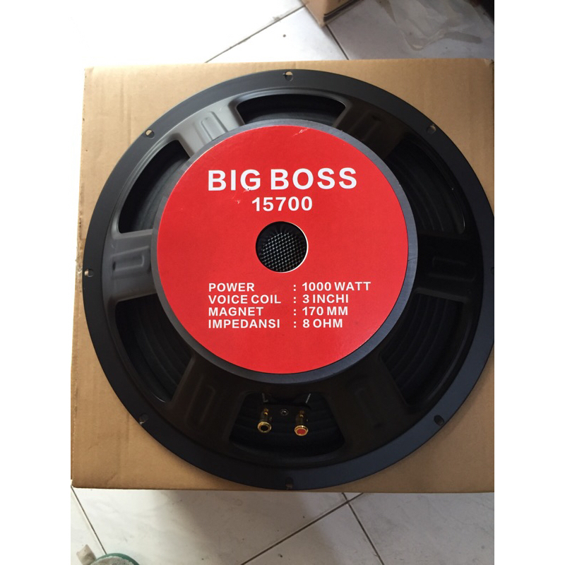 Speaker 15 inch Bigboss 15700 original VC 3inch,1000watt,coating anti air