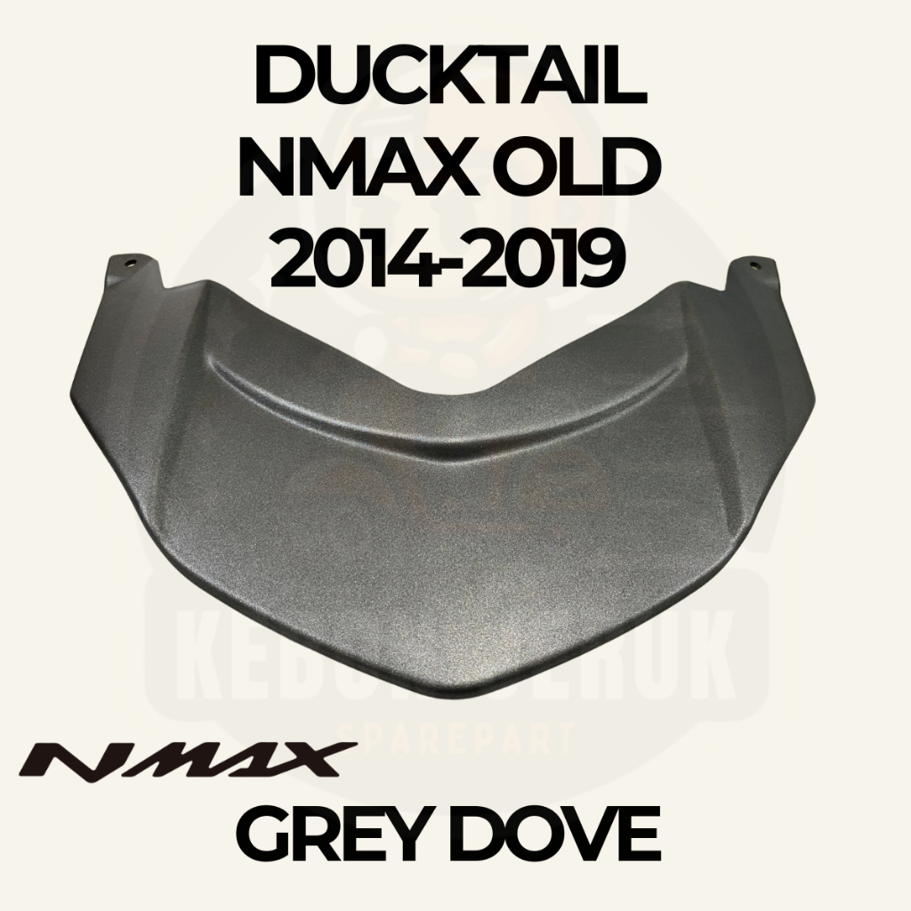 Ducktail Nmax Old 2014 2019 Rear Body Fin Nmax Lamp Cover Grey Doff High Quality