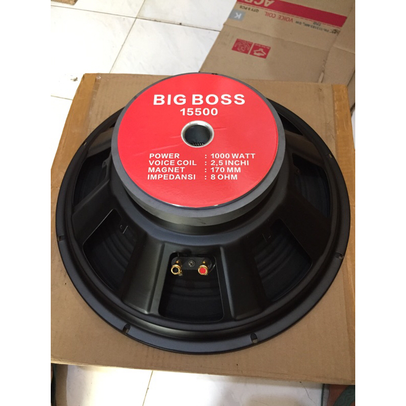 Speaker 15 inch Big boss 15500 original 1000watt
