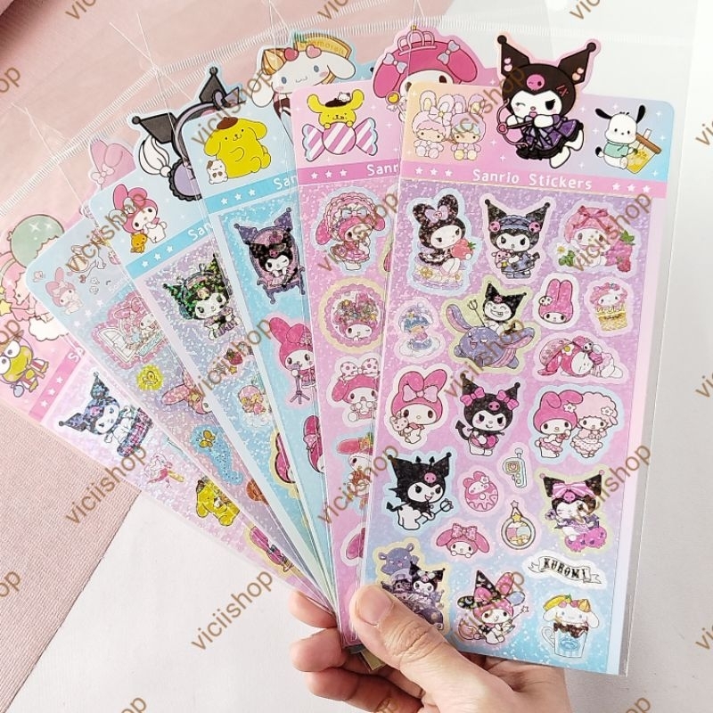 

Mainan Stiker Karakter Lucu Hologram/Mainan Tempel Sticker Anak Lucu