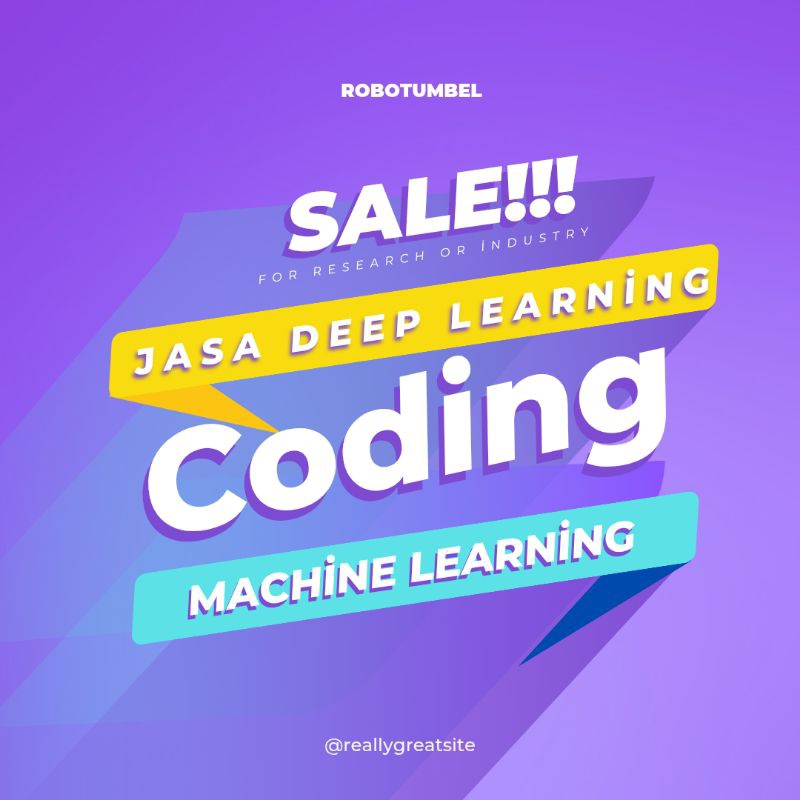 Jasa Coding Deep Learning, Machine learning