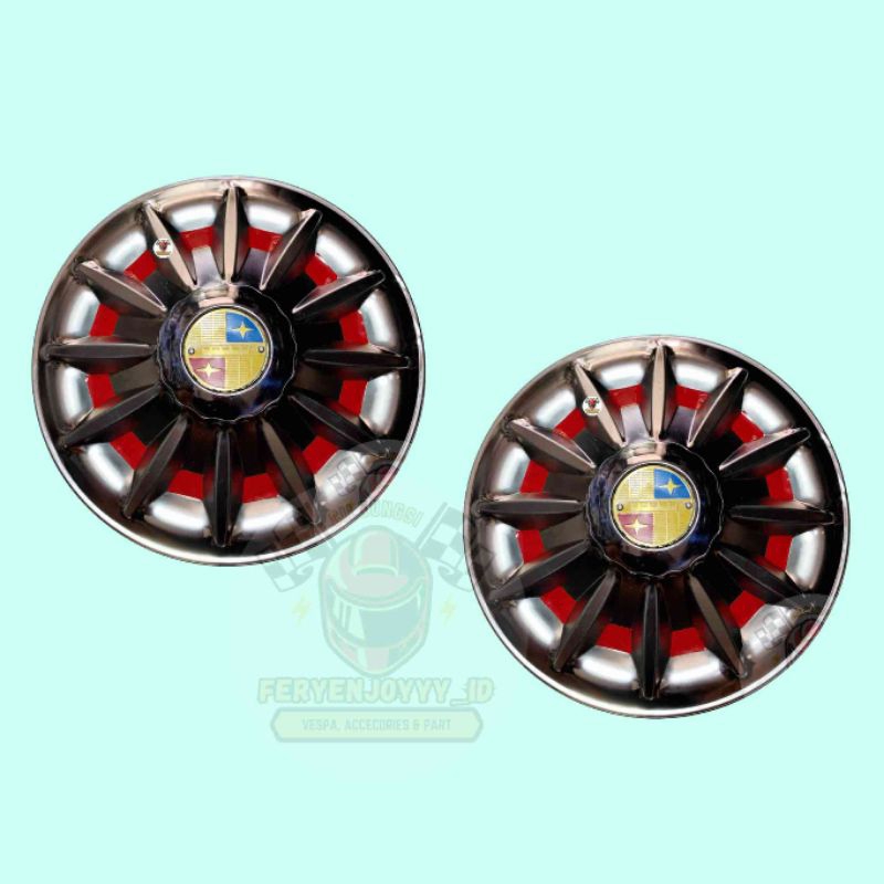 WHEELDOP ULTRAMAN CENTINI CROWN RING 10 MERAH VESPA VGLA B KONGO PTS SPECIAL SPRINT VELOCE BAGOL GL 