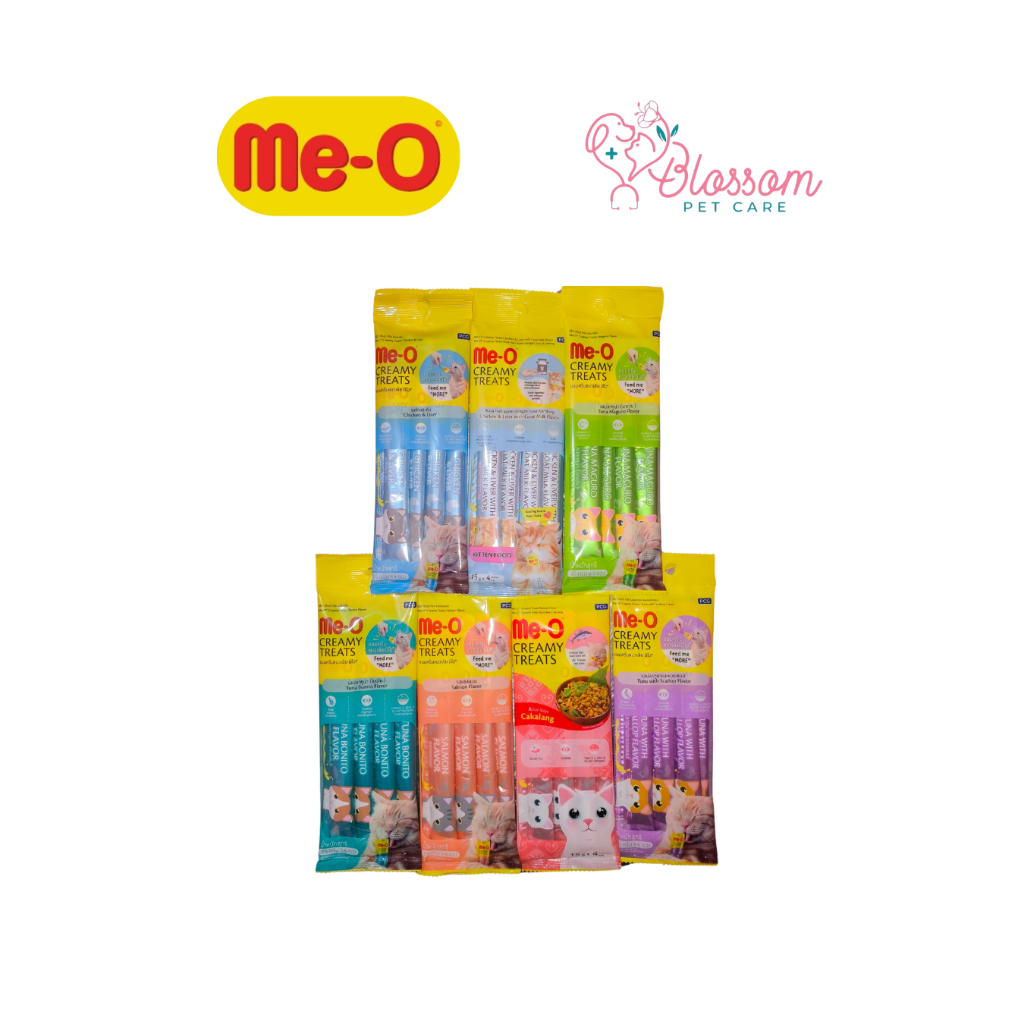 Meo Creamy Treats | Meo Creamy Treats All Varian | 1 PACK ISI 4 |  1 BOX ISI 12 PACK | Ecer/Grosir