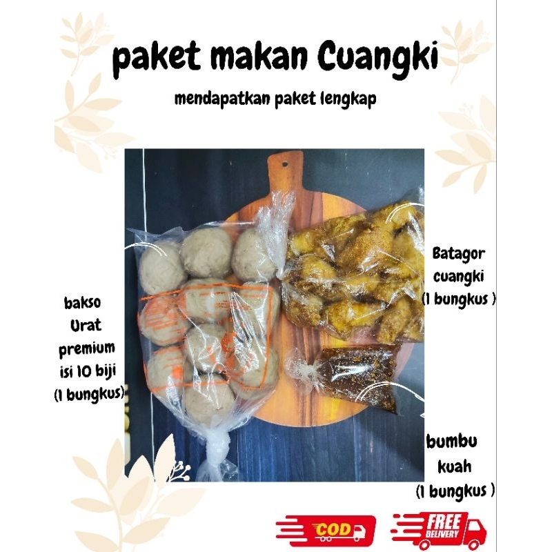 

Paket Cuangki Bakso Urat Special isi 10 biji Bakso Cuangki Bandung Bakso Semar Bandung