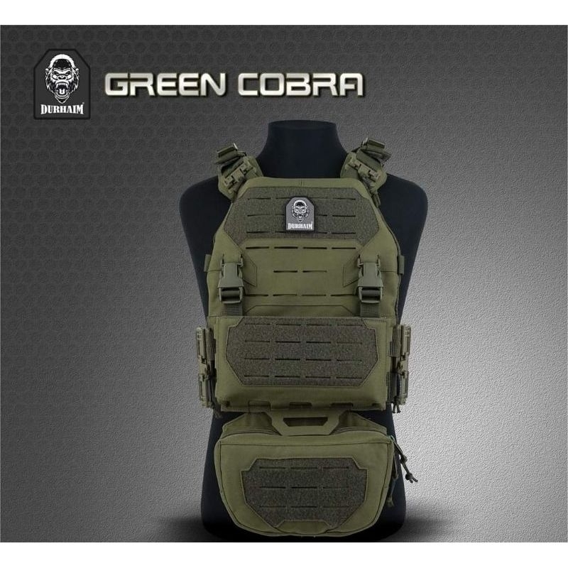 Body Vest Durhaim Green Cobra