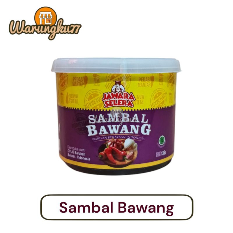 

Sambal Bawang JS Jawara Selera [135 gr] -Promo Free Packing Bubble wrap