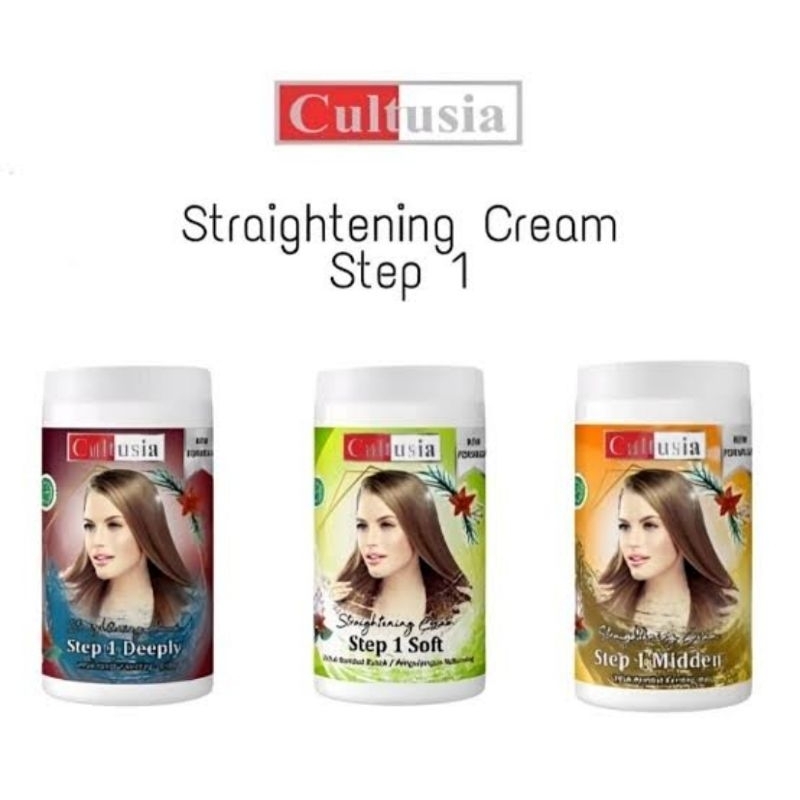 Cultusia Hair Straightening Step 1 n Step 2 Smoothing 1000ml Pelurus Rambut