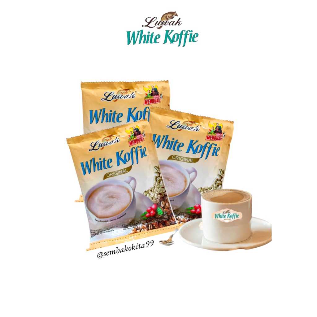 

Luwak White Coffe || 20gr 1 Renteng 10 Sachet