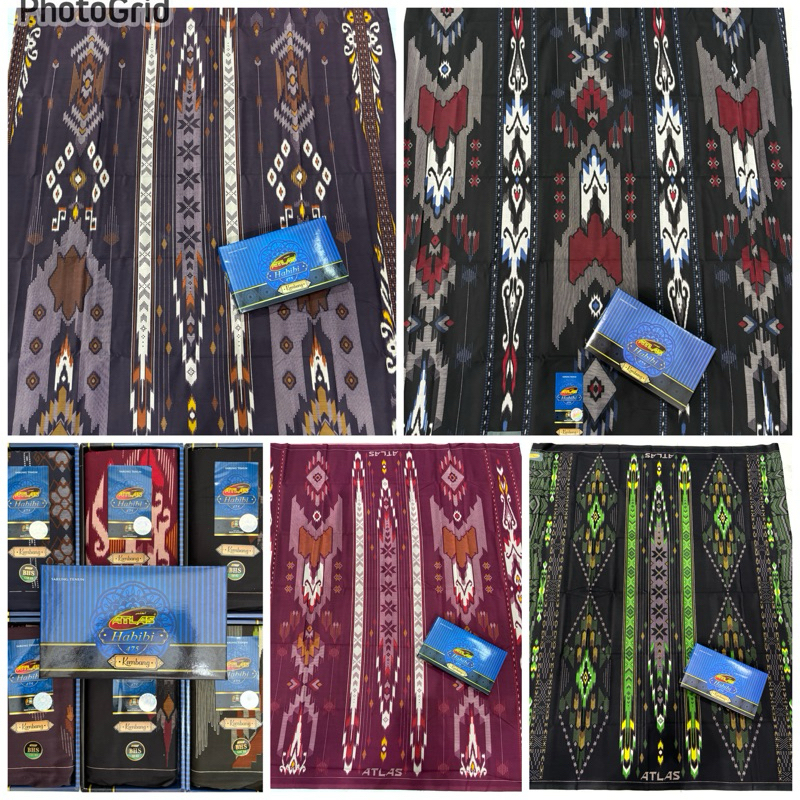 Sarung Atlas kembang habibi