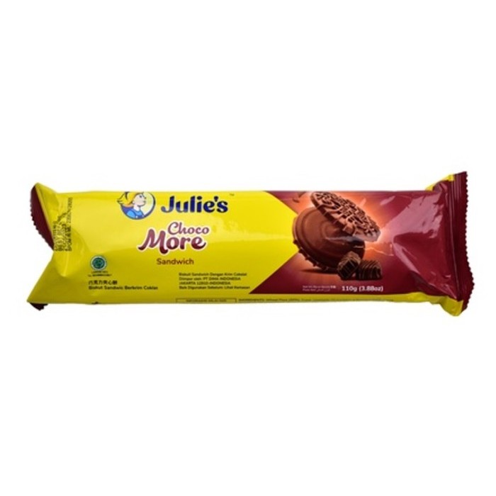 

JULIE'S CHOCO MORE SANDWICH 82.5G