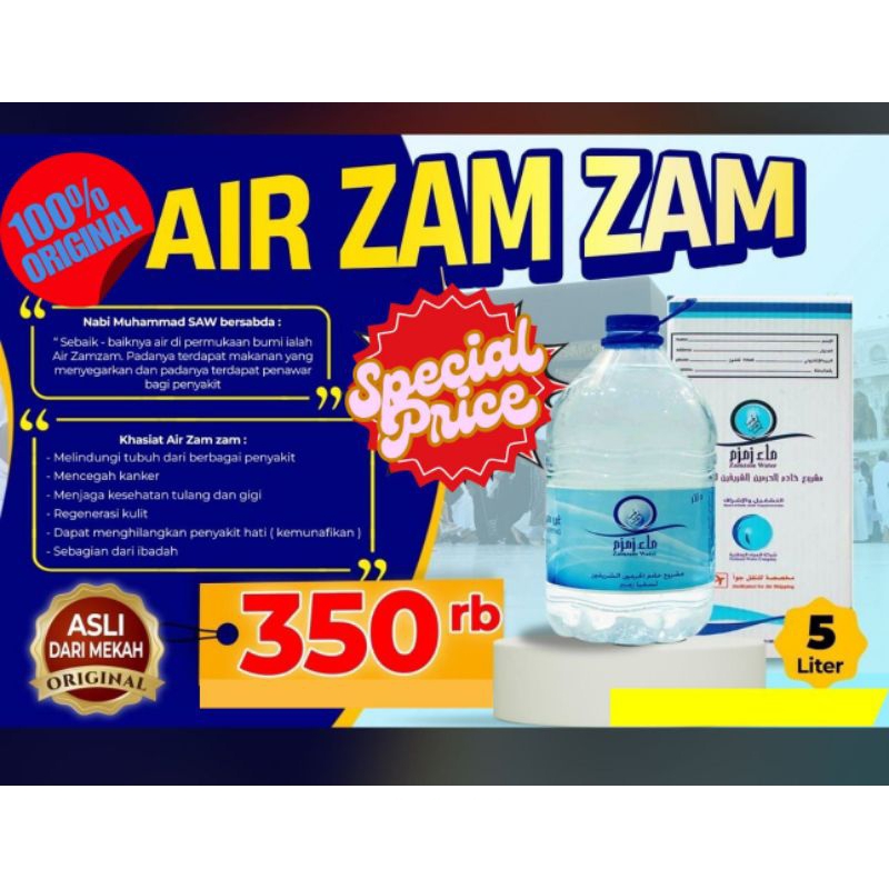 

AIR ZAMZAM ORIGINAL (ASLI MEKAH)