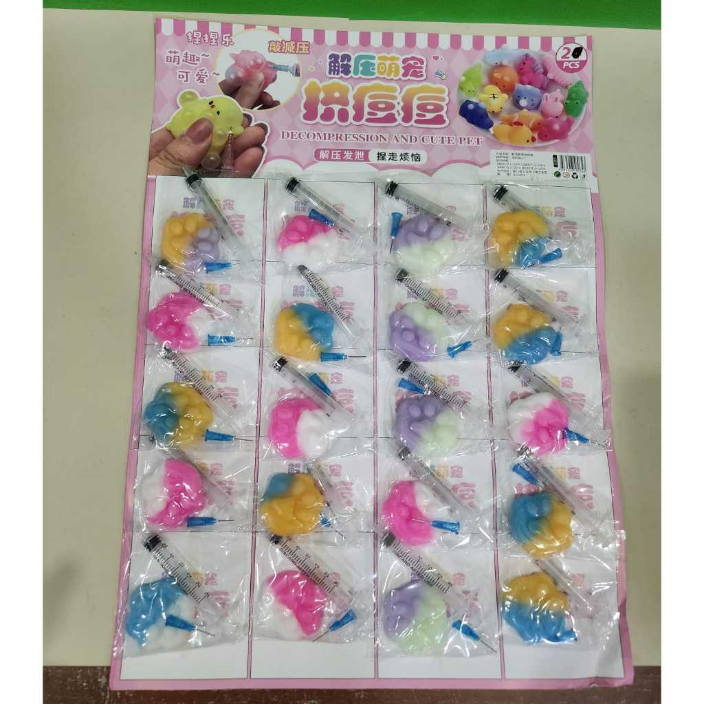 1 pcs Mainan Squisy Suntikan/Suntikan Mainan Squishy/Mainan Squishy Air