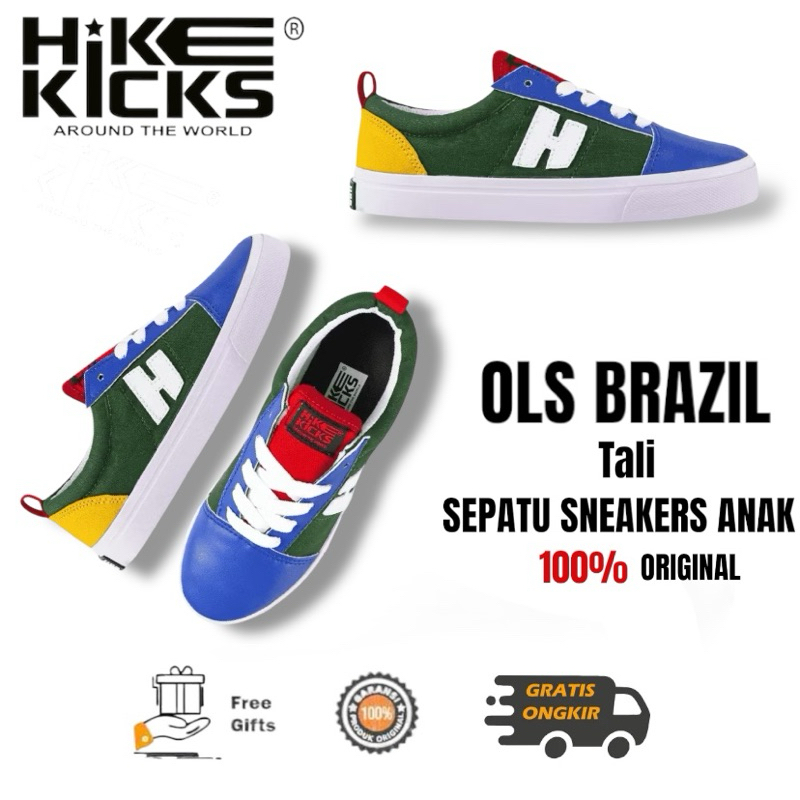 Hikekicks Olsl Brazilian Tali - Sepatu Anak Laki Laki 2 Tahun Sekolah Casual