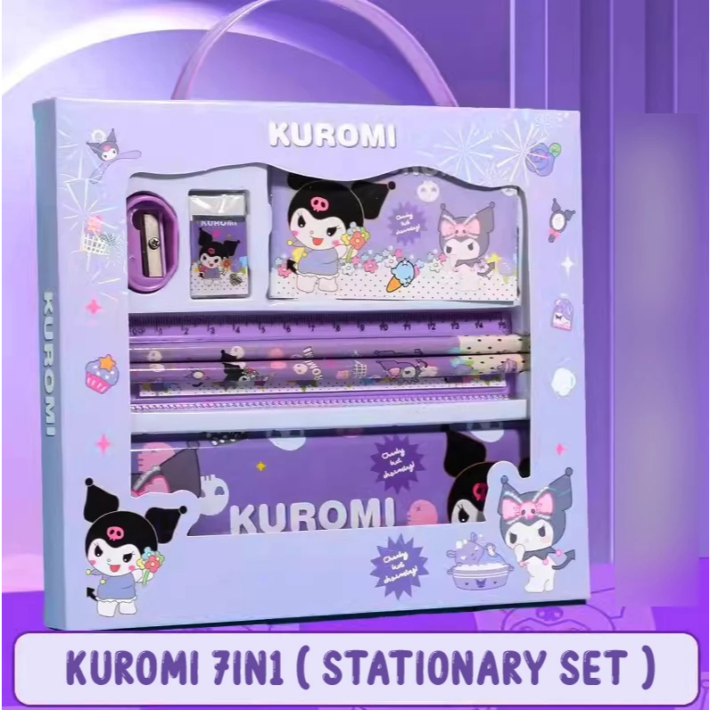 

MG (8PC = 1KG) STATIONARY SET IMPORT MB 109 - ANAK SEKOLAH - CINAMOROLL MELODY KUROMI